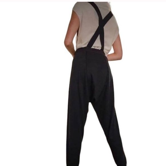 Free People Black and Cream Jumpsuit - Picture 2 of 12